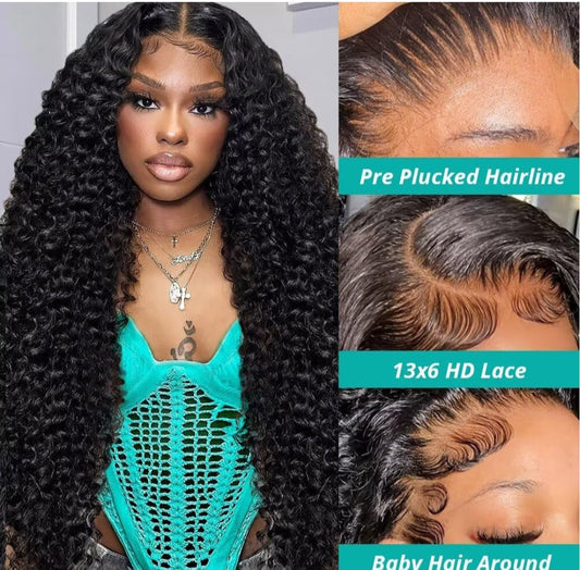 Glueless Curly(human hair)